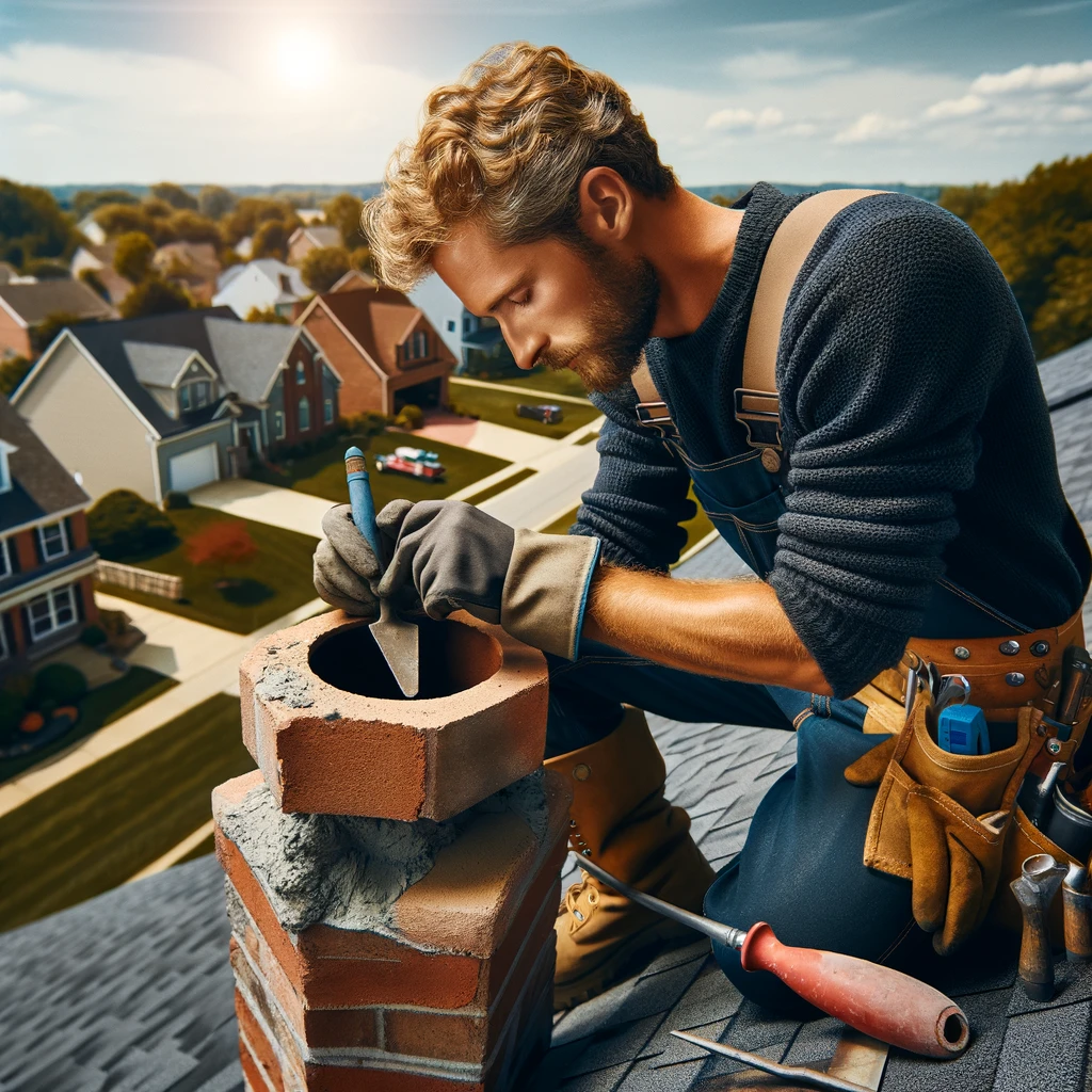Photo of a chimney take in Dayton Ohio
